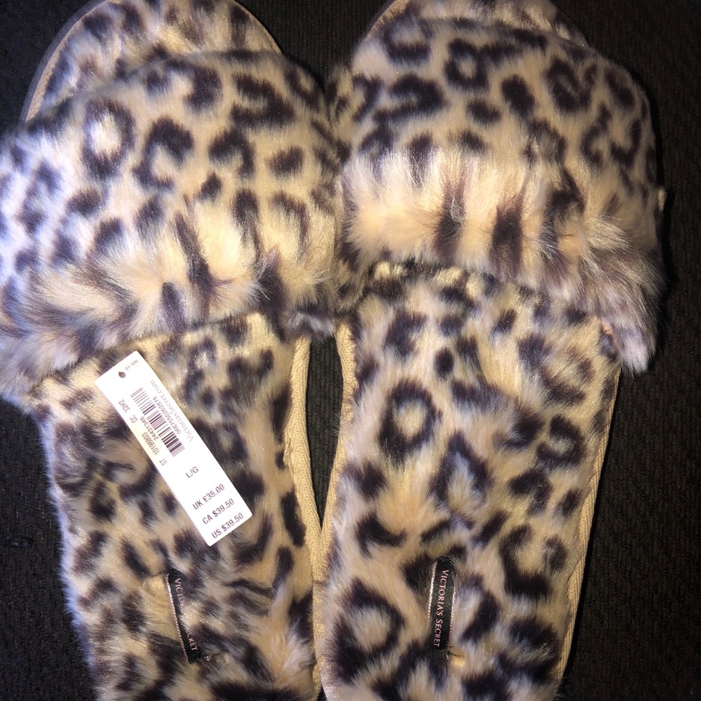 Large cheetah VS Slippers